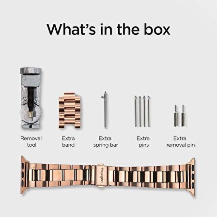 Spigen Apple Watch 41-40-38mm Kordon Rose Gold - 061MP25944