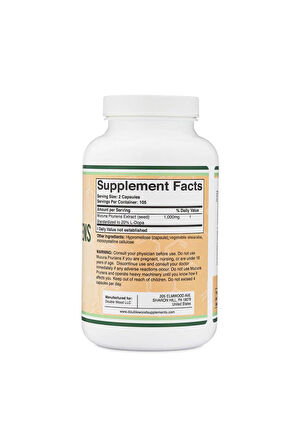 Mucuna Puriens Extract 1000mg 210 Veg. Kapsül.usa vers.