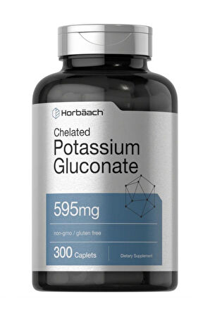 Chelated Potasyum Gluconate 595mg 300 Capsul.usa vers.