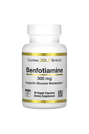 California Gold Nutrition, Benfotiami.ne, 300 mg, 90 Kapsül.usa menş.