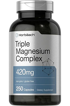 Triple Magnesium Complex, 420 mg, 250 Capsules