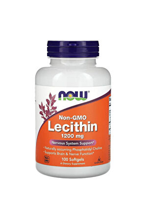 Non Gmo Lecithin 1200 mg 100 Kapsül 