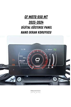 Cf Moto 650 MT 2023 2024 Dijital Gösterge Uyumlu Nano Ekran Koruyucu