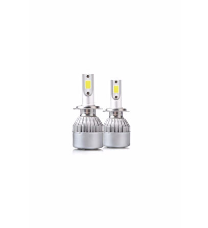 C6 Marka H7 Beyaz Led Xenon 60w 10800 Lümen 55w