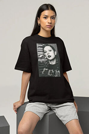 Tasarım Red Taylor Swift Baskılı Unisex Oversize Tişört