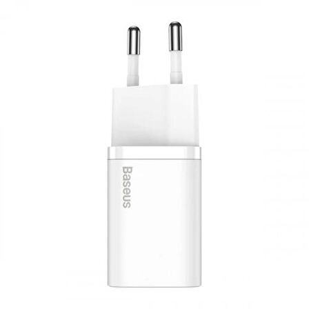 Baseus Type-C 25 Watt Hızlı Şarj Aleti Beyaz