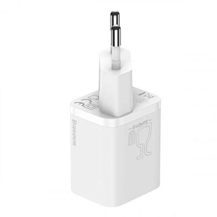 Baseus Type-C 25 Watt Hızlı Şarj Aleti Beyaz
