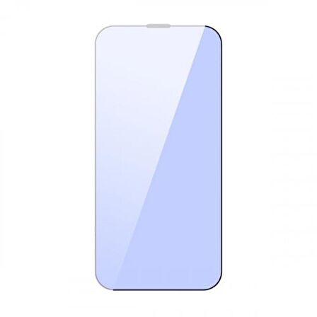 Baseus Full Kaplama 2 Adet Anti Blue-ray 0.3MM İPhone 14 Ekran Koruyucu Esnek Cam Darbe Emici Dayanıklı