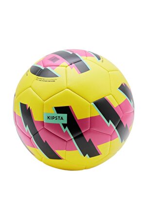 Öğretici Futbol Topu - 5 Numara - Sarı / Pembe - Learning Ball