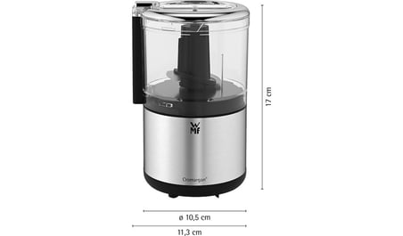  WMF Kitchenminis Doğrayıcı 0.3L Gümüş Renkli 2 Bıçaklı Plastik Malzemeden Üretilmiştir