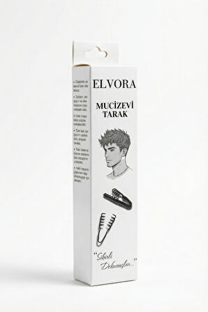 Elvora Mucizevi Tarak Şekil Verici Miracle Comb Siyah