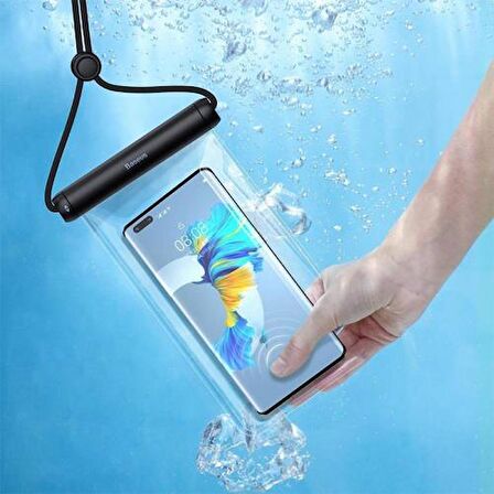 Baseus Tüm Telefonlara Uyumlu Universal Su Geçirmez Telefon Kılıfı Su Altı Çekim Kılıfı IPX8 Kılıf
