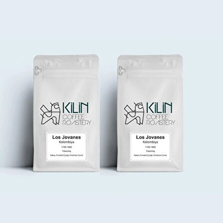Kilin Coffee - Kolombiya Los Jovanes - Çekirdek - 2x250g