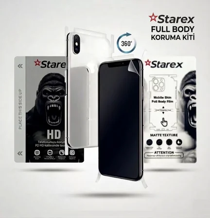 Samsung Galaxy A56 Uyumlu Nano Ekran Koruyucu HD HAYALET - Full Arka Kaplama 360 Koruma STAREX