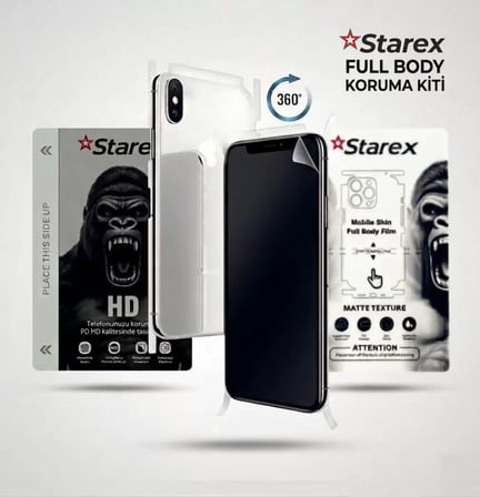 Xiaomi POCO X4 PRO Uyumlu Nano Ekran Koruyucu HD HAYALET - Full Arka Kaplama 360 Koruma STAREX