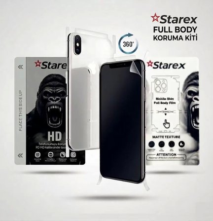 Oppo REALME Narzo 60 Nano Ekran Koruyucu HD HAYALET - Full Arka Kaplama 360 Koruma STAREX