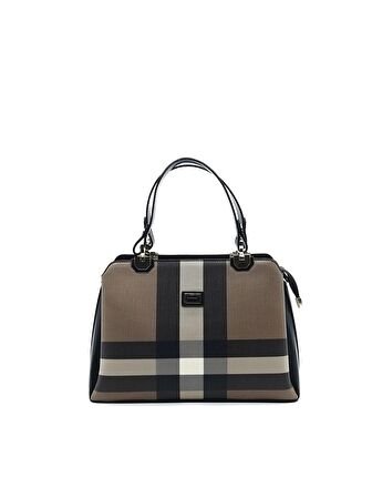 Silver Polo  Kadın  972-35869 SILVER POLO EL ÇANTASI M80 KAHVE-MAT SİYAH