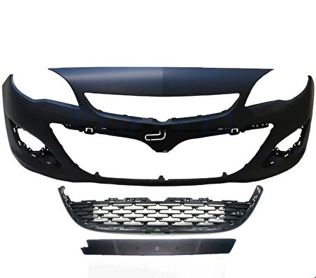 OPEL - ÖN TAMPON ( ORTA IZGARA +PLAKALIKLI) ASTRA J 2012- - 1401032 / 13364614