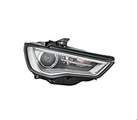 AUDİ - ÖN FAR SAĞ ( MERCEKLİ ) A3 2013- - 8V0941006C / 8V0941044C