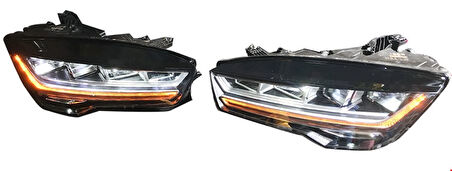 AUDİ - A7 2010- İÇİN 2014- LED FAR DÖNÜŞÜM SET (ORJ) - 4G8941034J / 4G8941033J
