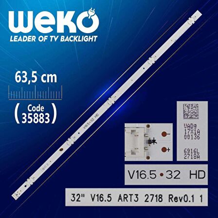 32 V16.5 ART3 2718 REV0.1 1 - 5 LEDLİ 63.5 CM - (WK-1345)