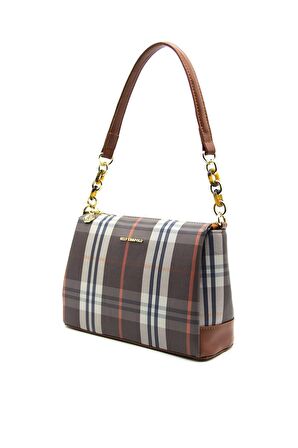 Silver Polo  Kadın  910-35906 SILVER POLO ÇAPRAZ ÇANTA MK80 KAHVE-MAT SİYAH