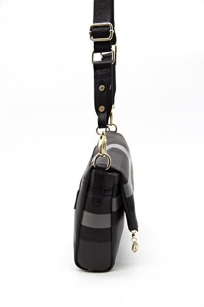 Silver Polo  Kadın  963-35911 SILVER POLO ÇAPRAZ ÇANTA MK129 SİYAH-MAT SİYAH