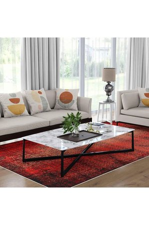 Kaymaz Taban Yıkanabilir Halı – Mutfak, Salon, Yatak Odası için Modern Dijital Baskı Halı (SLNHALI77