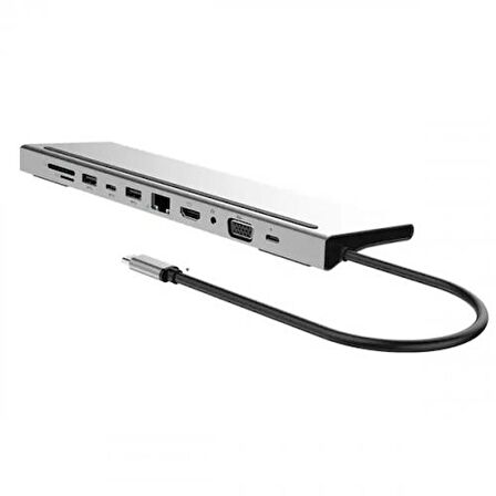 Coofbe 87W Masaüstü 11in1 Hub TYPE-C Çoğaltıcı Dönüştürücü Hub 5Gbps 4K HD VGA SD Dönüştürücü Hub