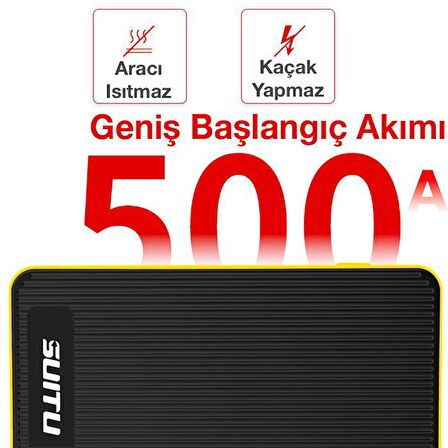 Coofbe Led Lambalı 12V Dizel ve Benzinli Araç İçin 14000mAh Akü Takviye Seti, Akü Çalıştırma Seti