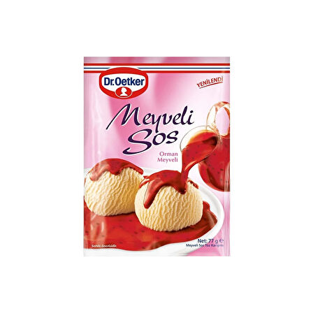 Dr. Oetker Krem Şanti ve Sos 6 lı Karma Paket