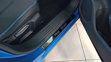 Peugeot 2008 Kapı Eşik Nikelajı - Titanyum Siyah