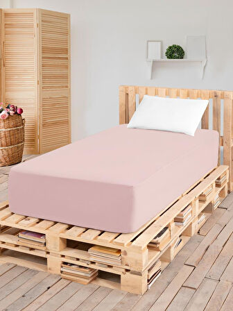 Düz Lastikli Tek Kişilik Percale Çarşaf