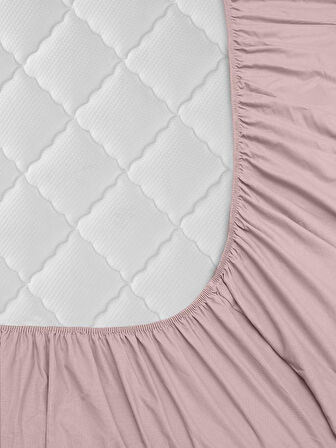 Düz Lastikli Tek Kişilik Percale Çarşaf