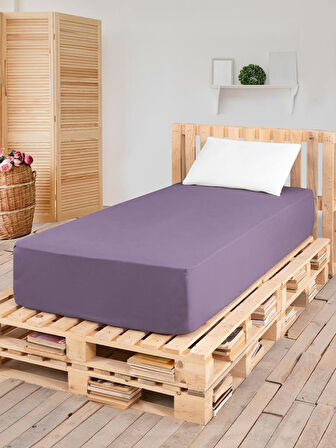 Düz Lastikli Tek Kişilik Percale Çarşaf