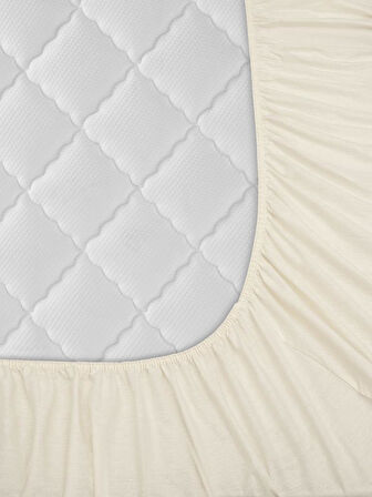 Düz Lastikli Tek Kişilik Percale Çarşaf