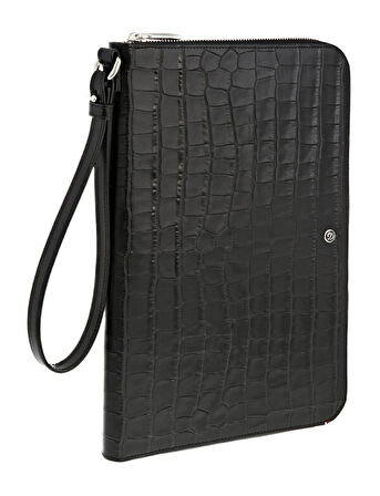 S.T. Dupont Line D Croco Dandy Siyah El Çantası 181061