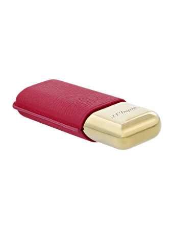 S.T. Dupont Pembe ve Altın İkili Puro Kılıfı 183245