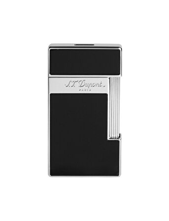 S.T. Dupont Slimmy Black Lacquer and Chrome Çakmak 28001