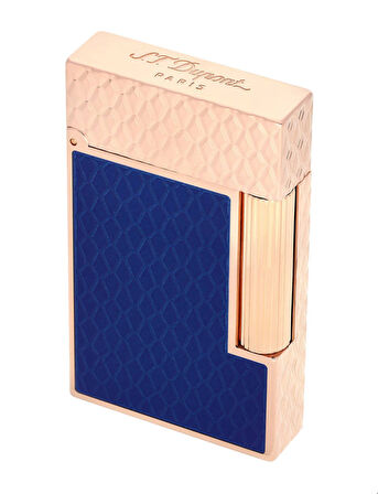 S.T. Dupont Ligne 2 Blue and Pink Gold Dragon Scales Çakmak 16632