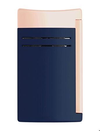 S.T. Dupont Maxijet Mavi ve Pembe Altın Çakmak 20173