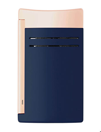 S.T. Dupont Maxijet Mavi ve Pembe Altın Çakmak 20173