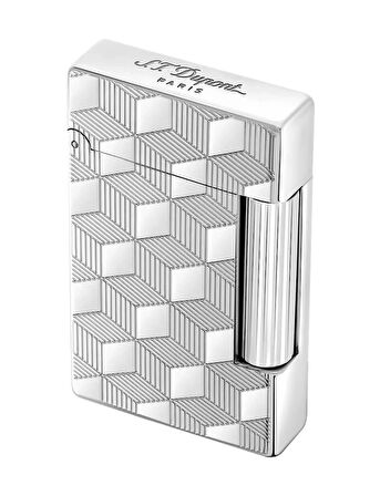 S.T. Dupont Initial Guilloche Çakmak Gümüş 20840