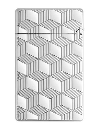 S.T. Dupont Initial Guilloche Çakmak Gümüş 20840