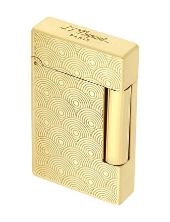 S.T. Dupont Initial Guilloche Çakmak Altın 20845