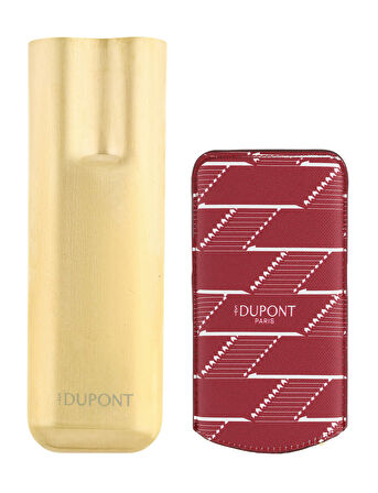 S.T. Dupont Monogram 1872 2li Bordo Puro Kılıfı 183478