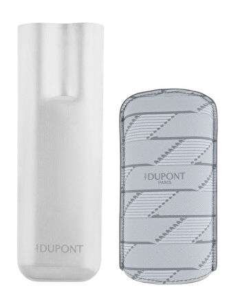 S.T. Dupont Monogram 1872 2li Açık Gri Puro Kılıfı 183480