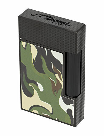S.T. Dupont Ligne 2 Camo Haki Guilloche Çakmak C16050