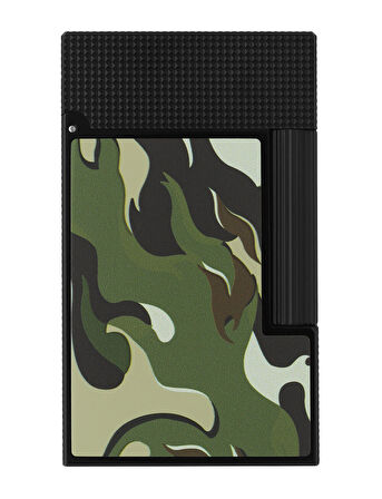 S.T. Dupont Ligne 2 Camo Haki Guilloche Çakmak C16050