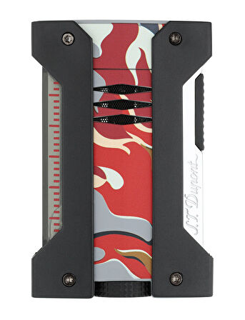 S.T. Dupont Defi Extreme Camo Kırmızı Çakmak 021451